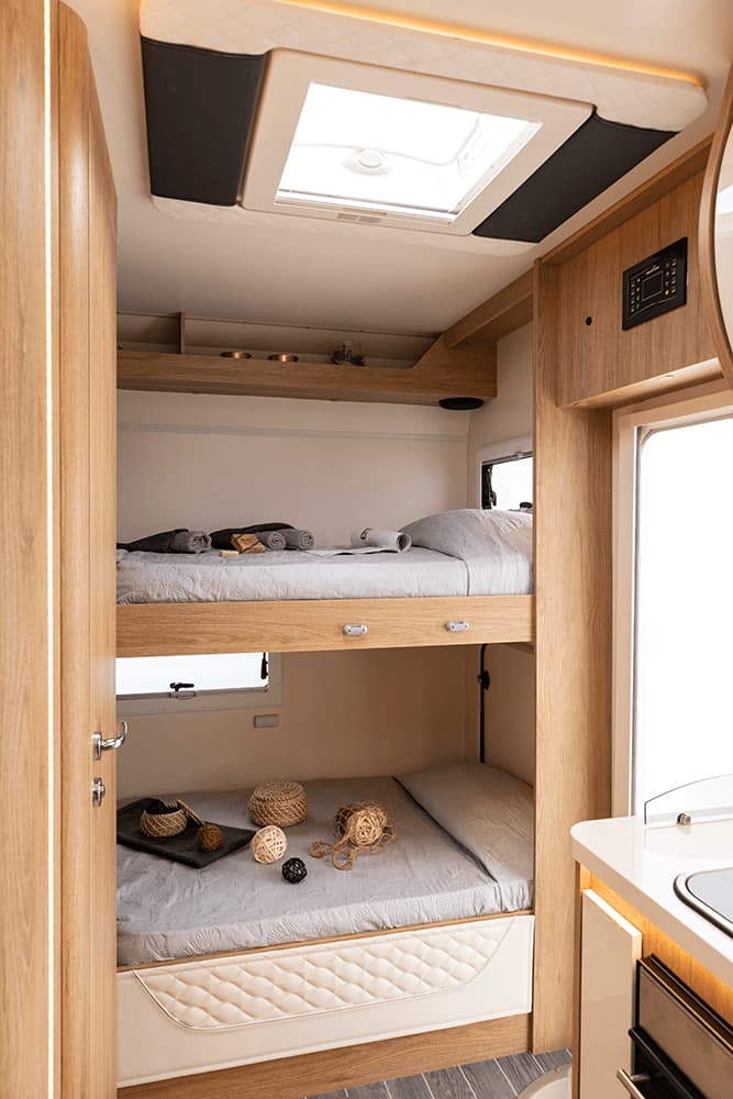 bunk beds in motorhome